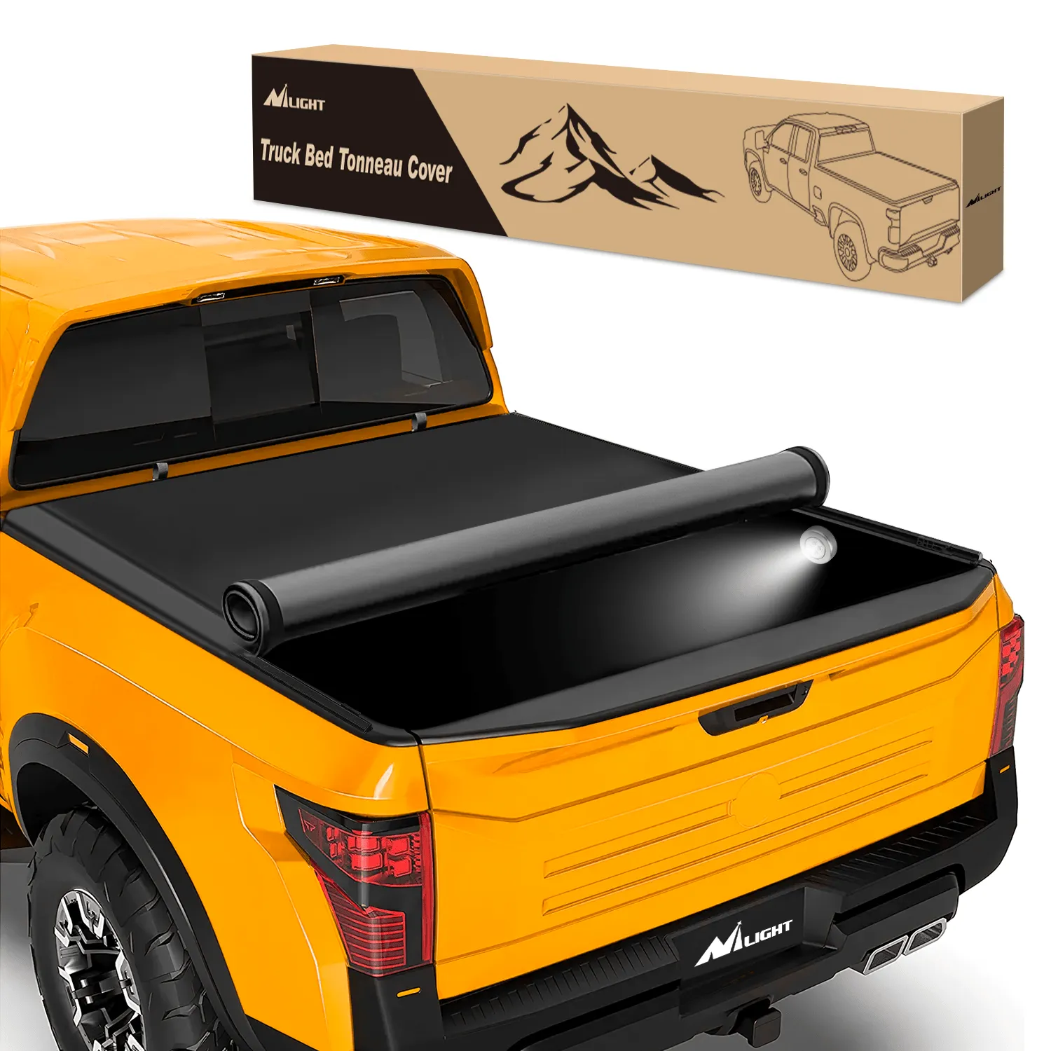 2005-2024 Nissan Frontier 5ft Soft Roll Up Truck Tonneau Cover