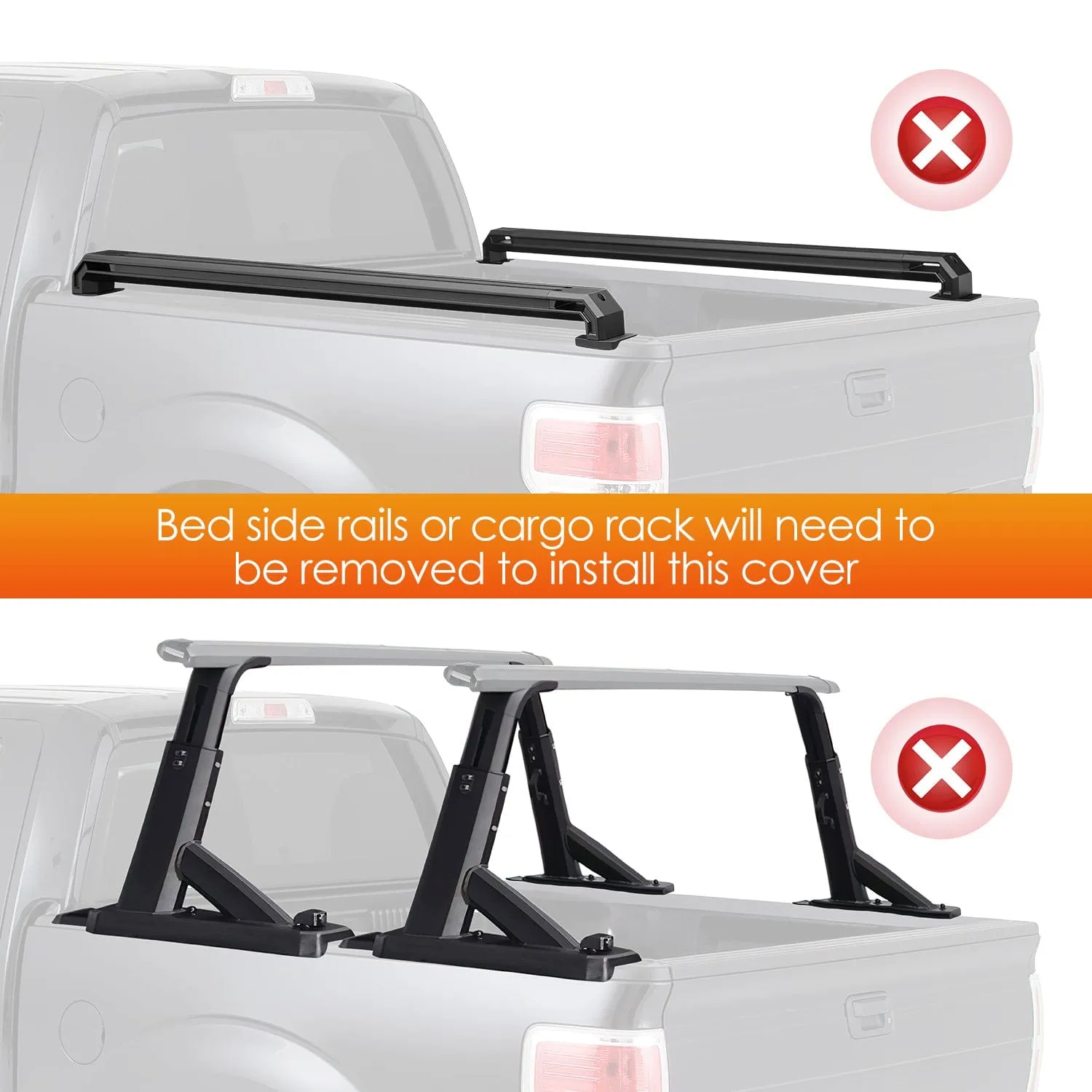 5ft Soft Roll Up Truck Bed Cover for Toyota Tacoma 2016-2024