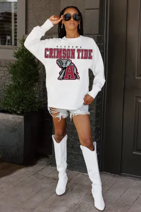 ALABAMA CRIMSON TIDE BIG GOALS OVERSIZED LONG SLEEVE PULLOVER