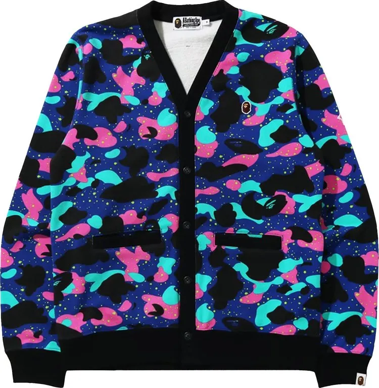 BAPE x Kid Cudi Sweat Cardigan 'Navy', multicolor