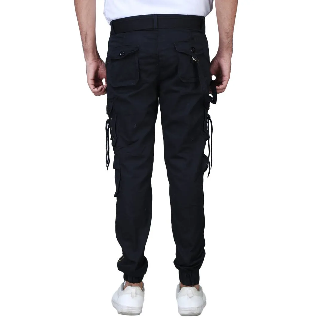 Black   Cotton Blend Corgos For Men