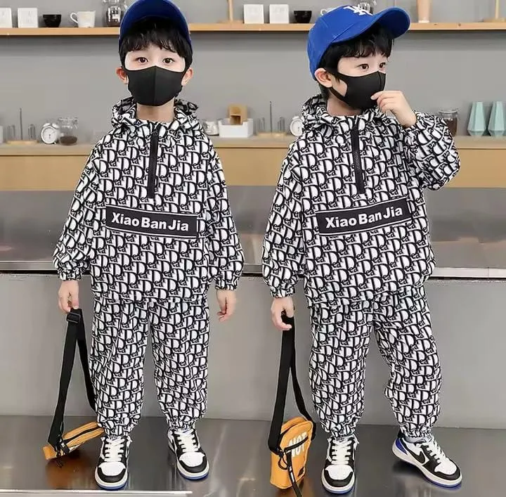 Boys Sweatshirts   Pants Kids Tracksuits 2pcs/set Spring Autumn Cotton Pullovers Outfits Children Formal Party Clothes    X4646482