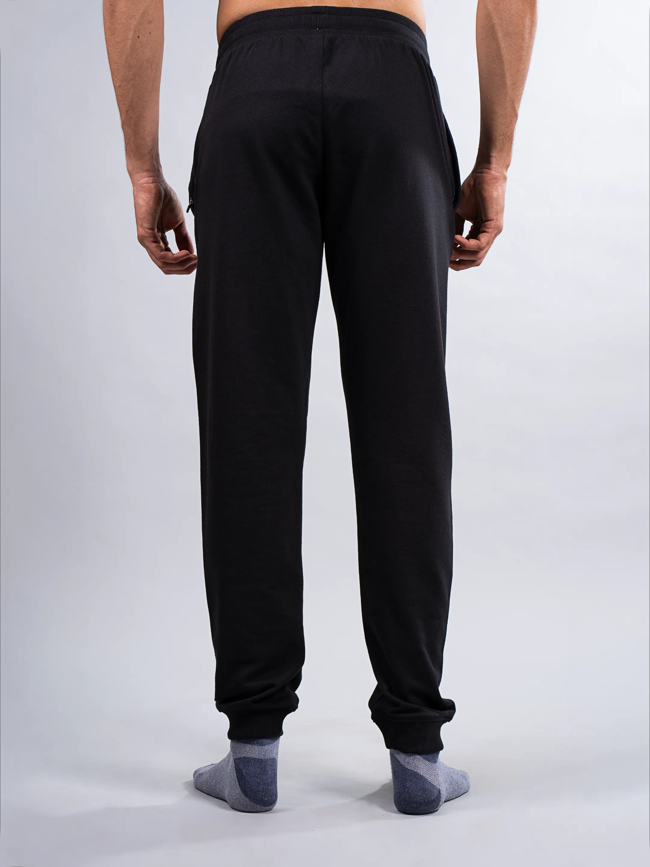 Classic Regular Black Joggers | FabDone