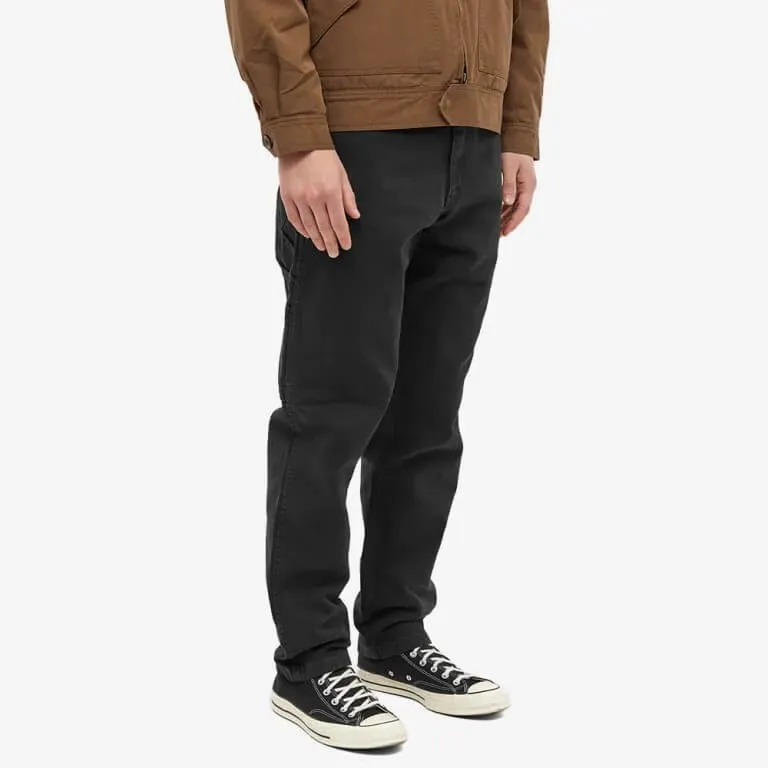 Dickies Duck Canvas Carpenter Pants, Black Distressed