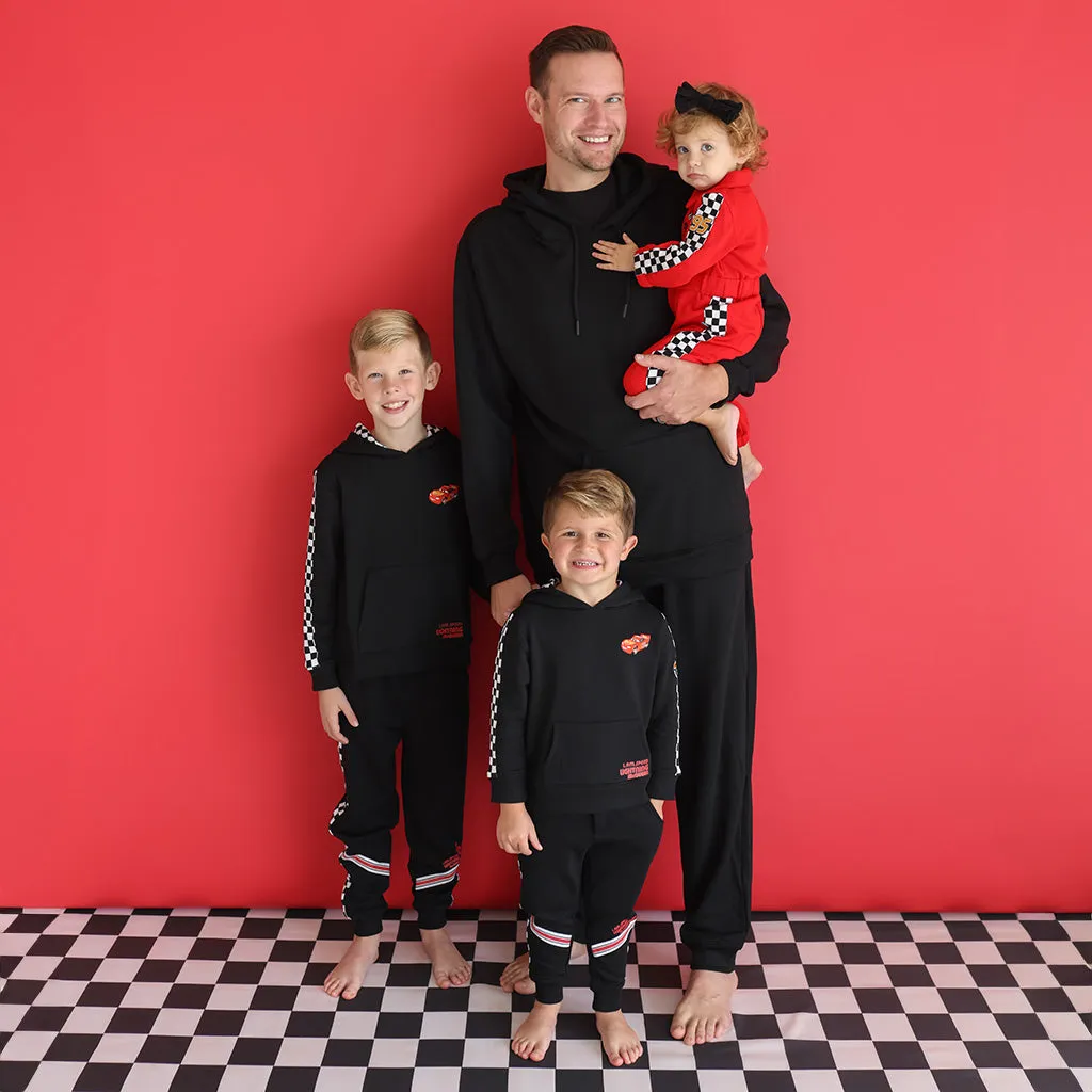 Disney Lightning McQueen 95 Men's Fleece Racing Hoodie