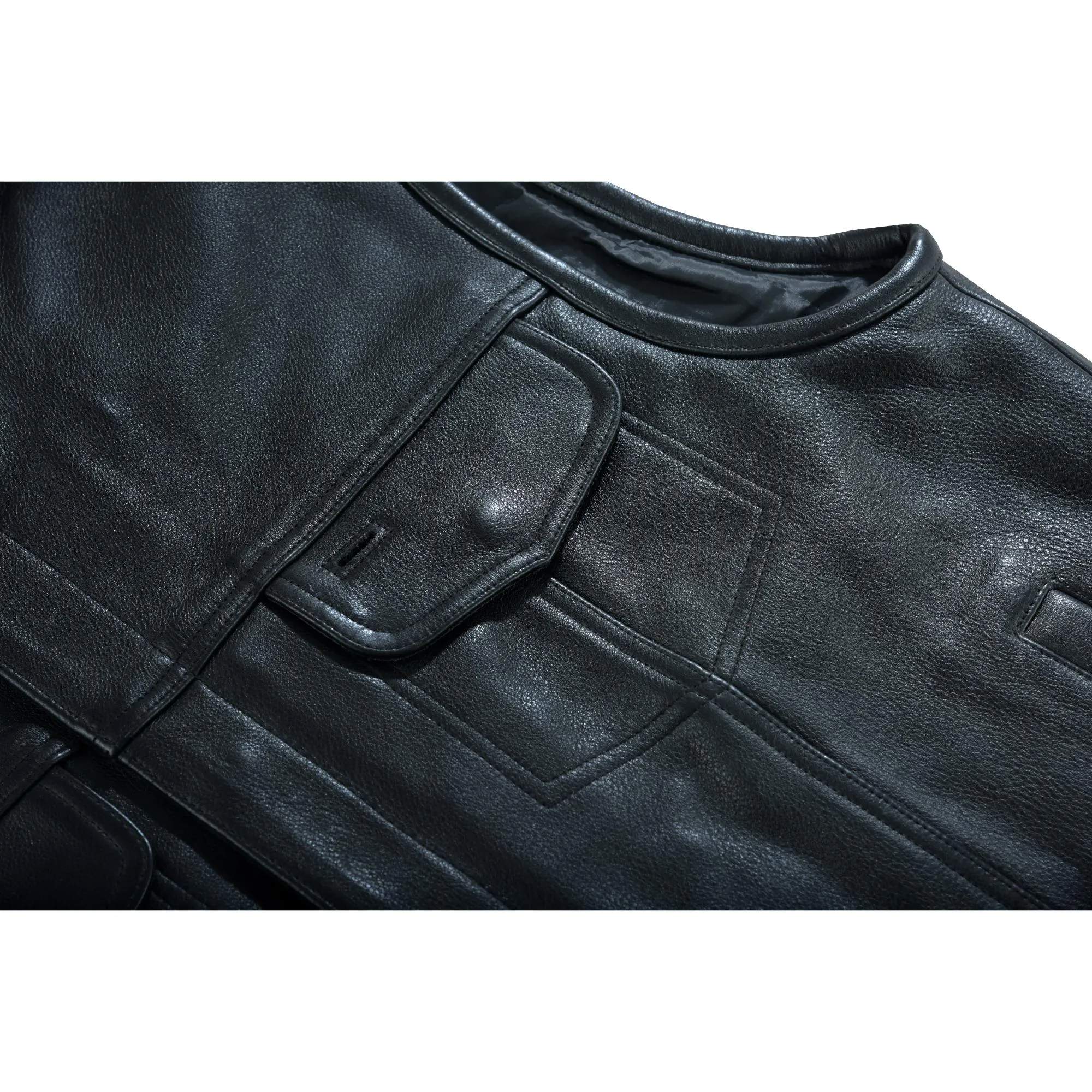 DS188 Upgraded Style Smart Access Pockets, Hidden 10 Gunmetal Zipper, Side