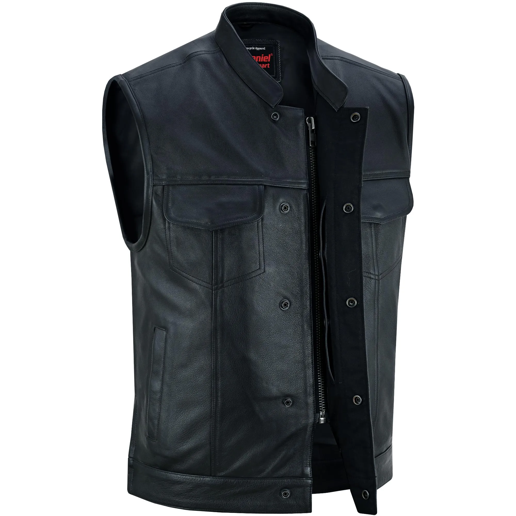 DS188 Upgraded Style Smart Access Pockets, Hidden 10 Gunmetal Zipper, Side