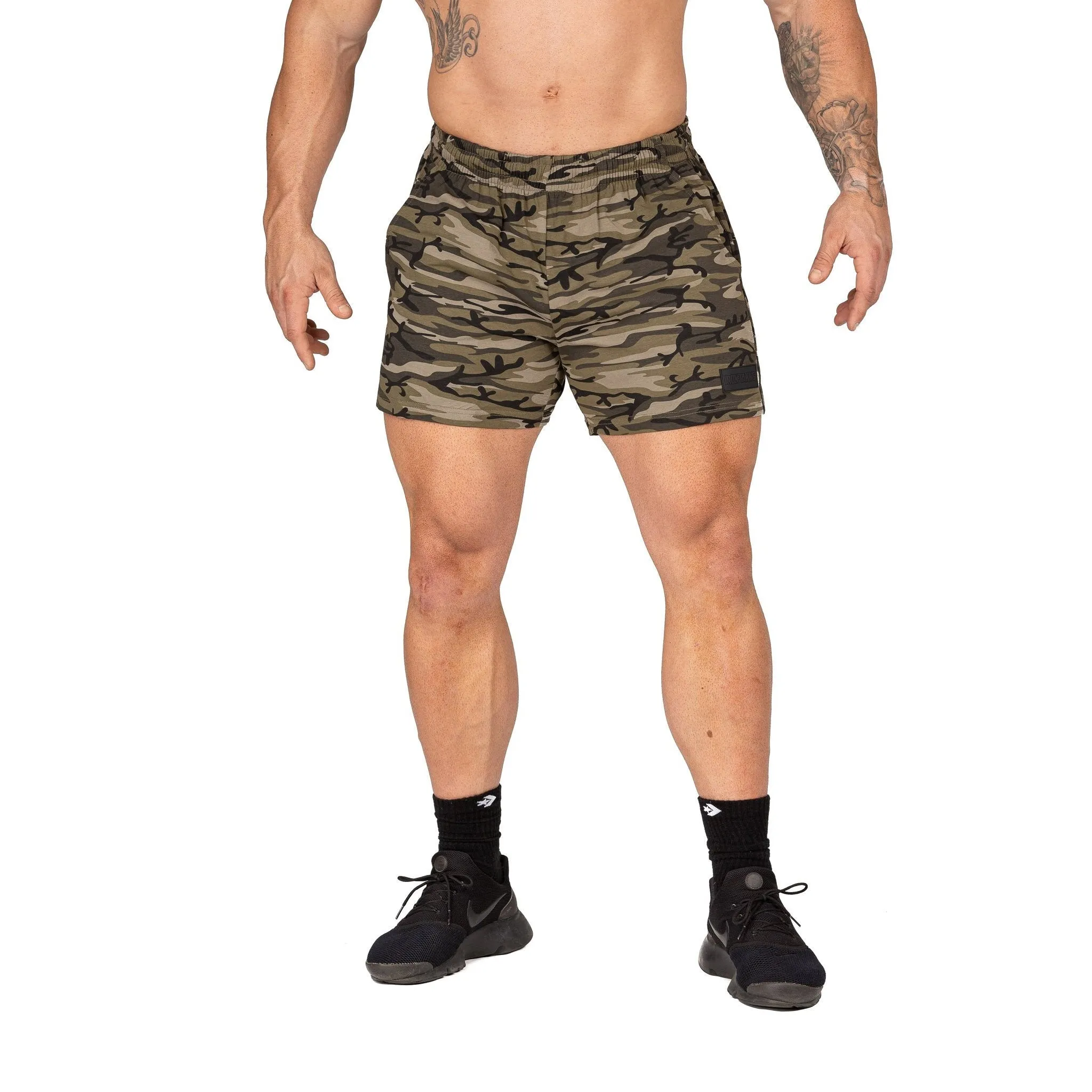 Iron Tanks Men's N1 Classic Shorts II (Woodland Camo)