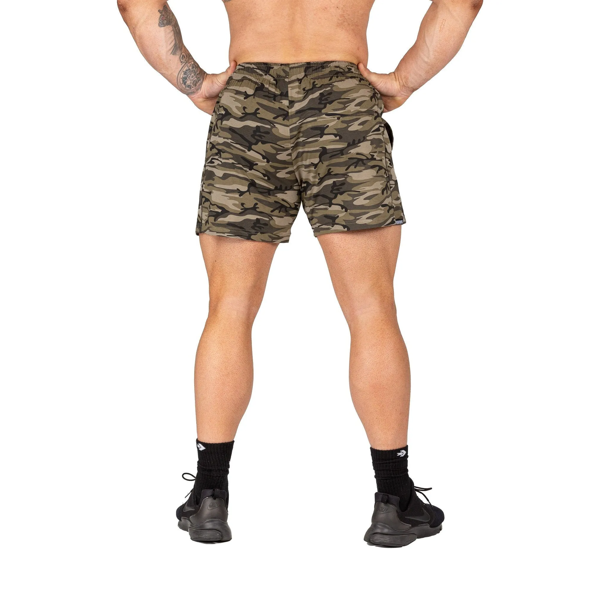 Iron Tanks Men's N1 Classic Shorts II (Woodland Camo)