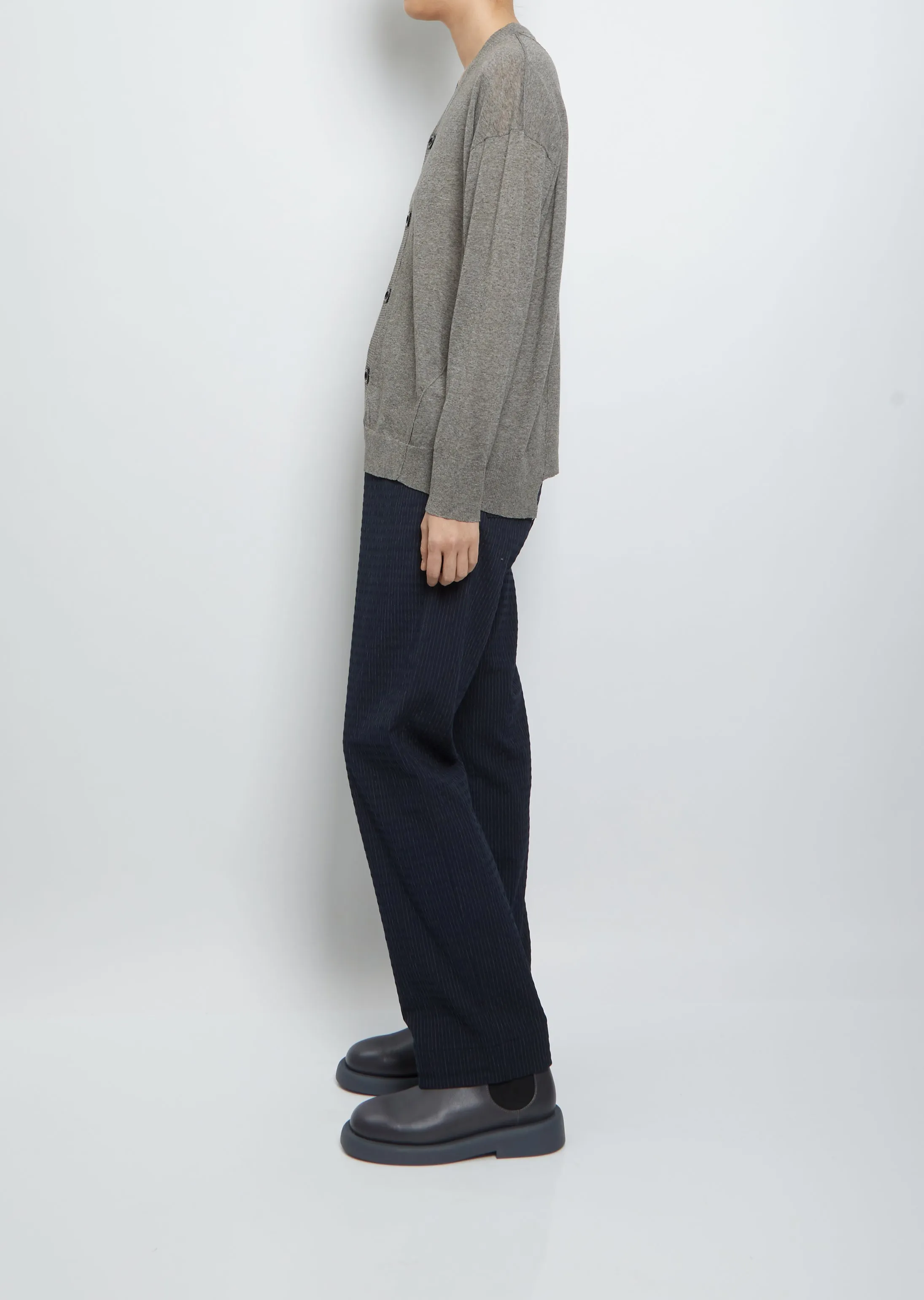 Lab Cardy — Bark Brown