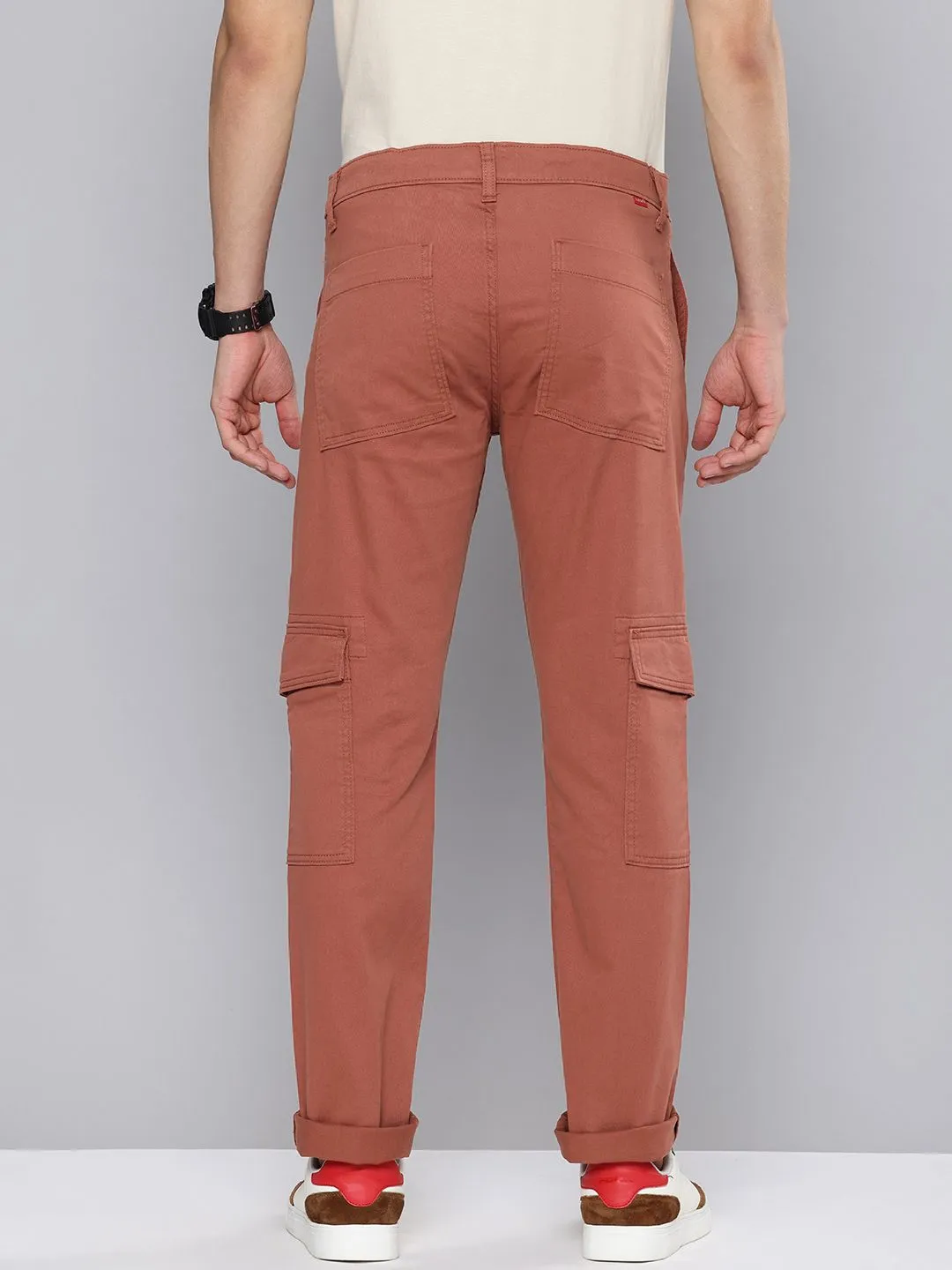 Men's 511 Slim Fit Brown Cargo Trousers