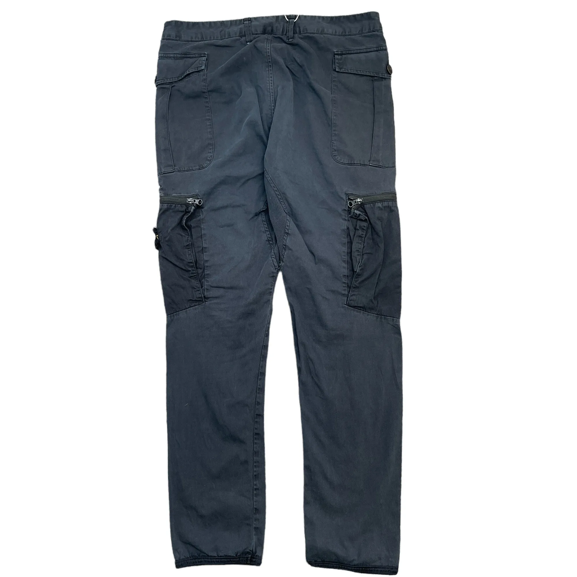 Men's Applique Logo Cargos Grey Size Waist 33"