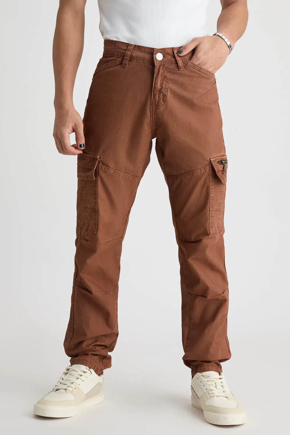 Men's Brown Safari Cargos