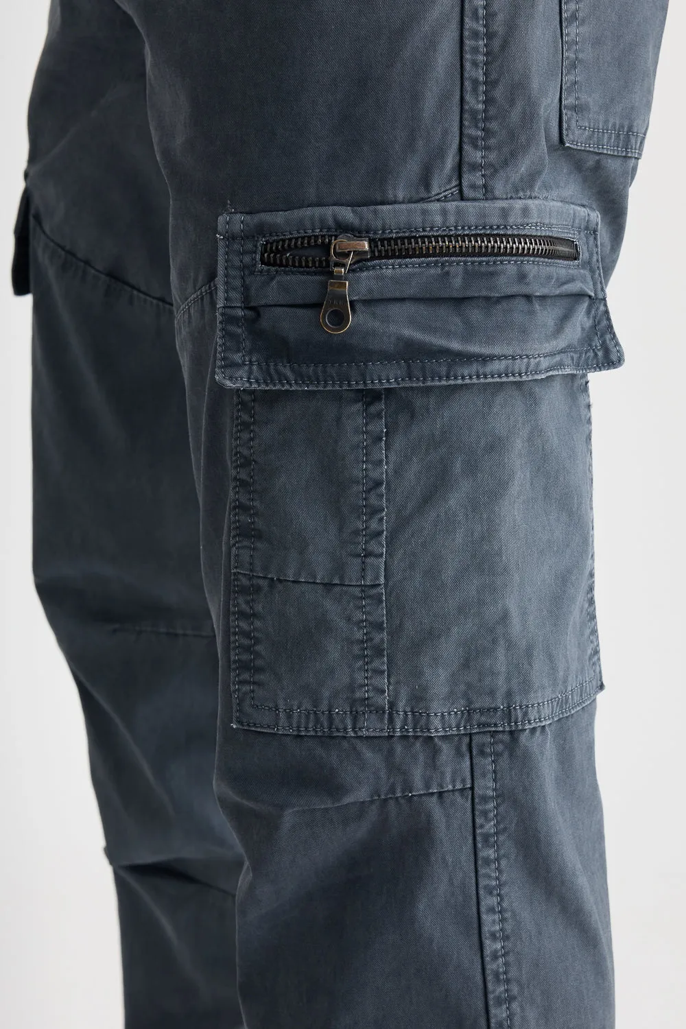 Men's Charcoal Safari Cargos