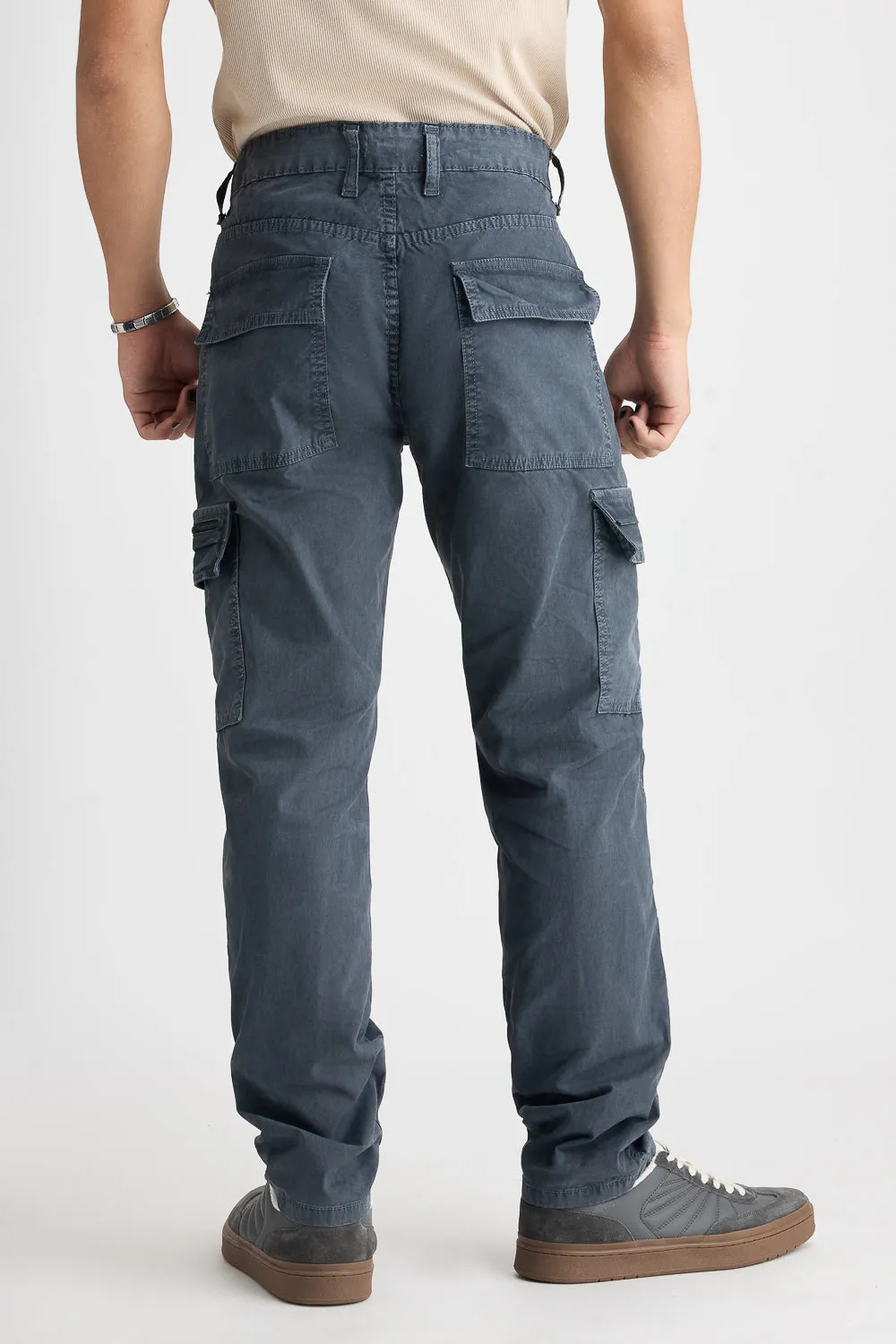 Men's Charcoal Safari Cargos