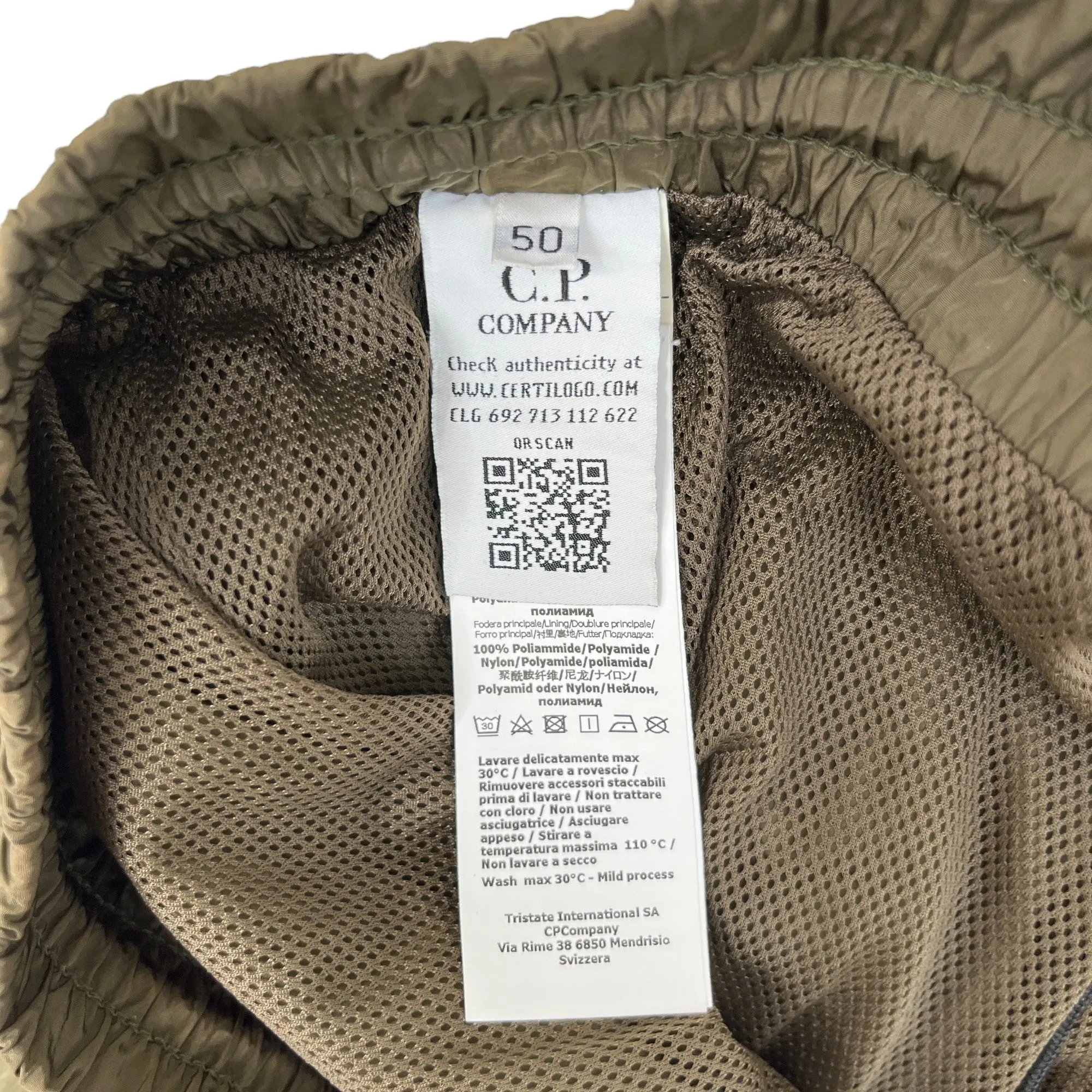 Men's Lens Cargos Khaki Size IT 50 / UK 34