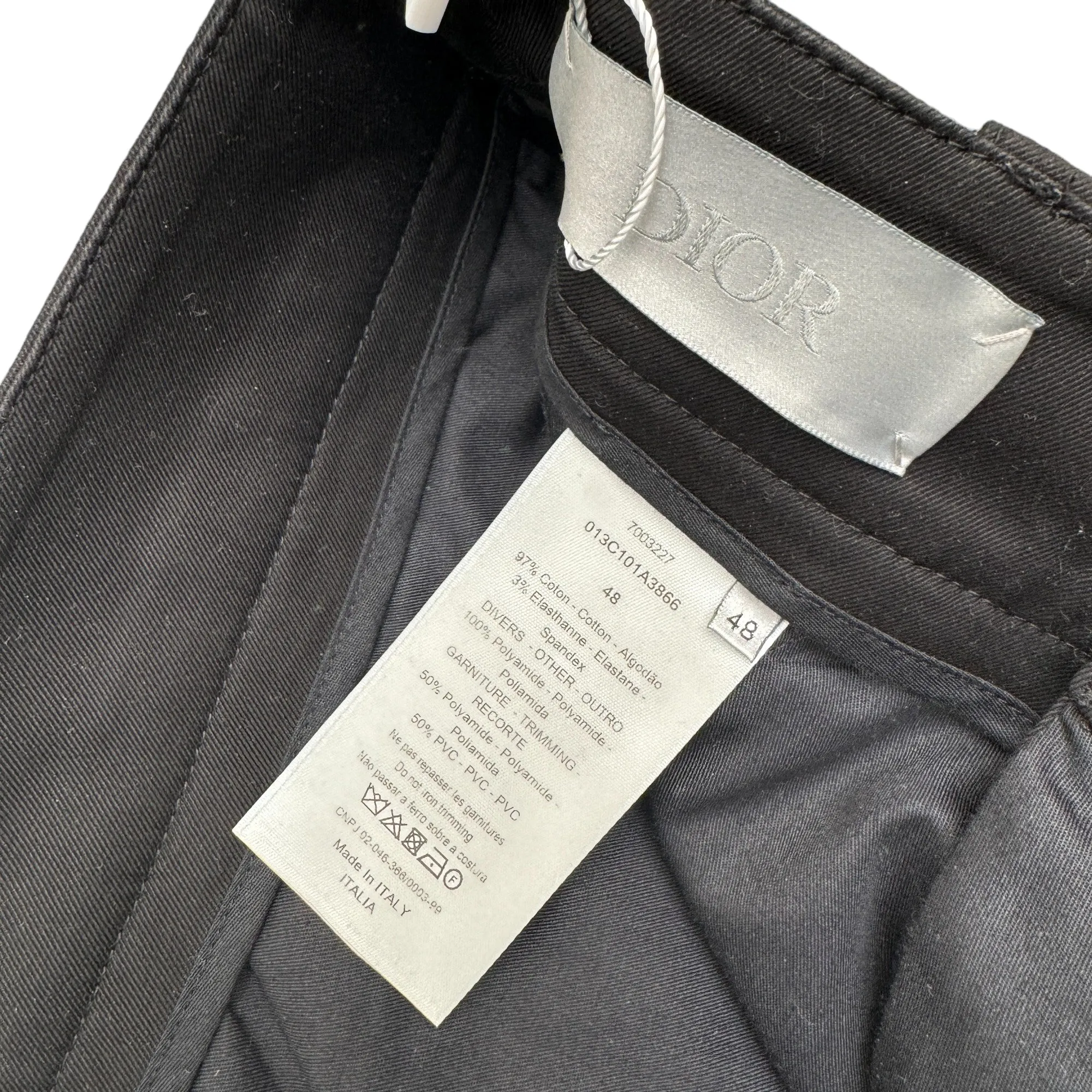 Men's Logo Cargos Black Size IT 48 / UK 32