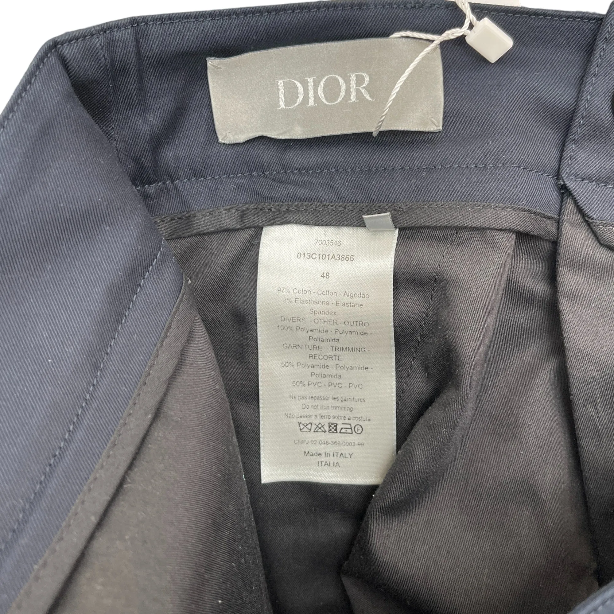 Men's Logo Cargos Navy Size IT 48 / UK 32