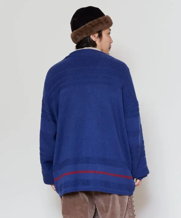 Men's Navajo Pattern Knit Cardigan
