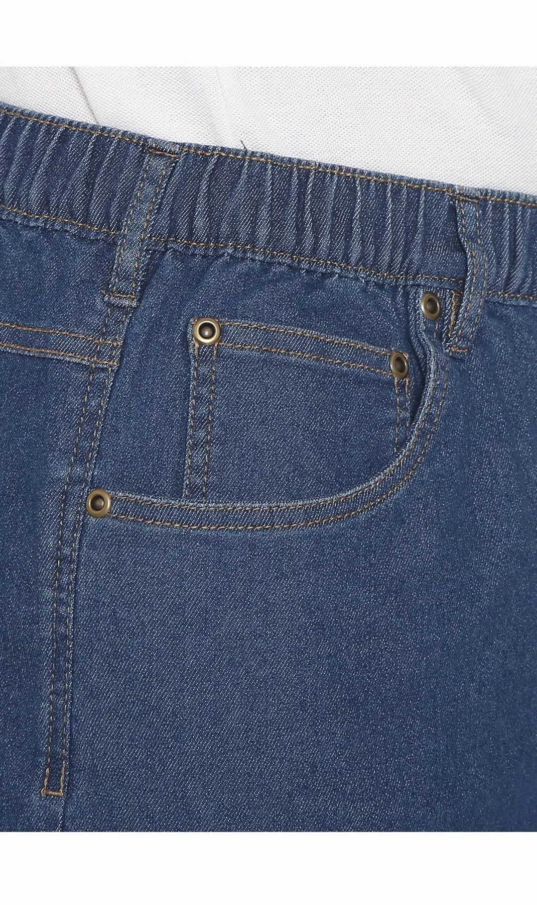 Men's Pull On Shorts – Easy Step-In Styling Free of Buttons and Snaps
