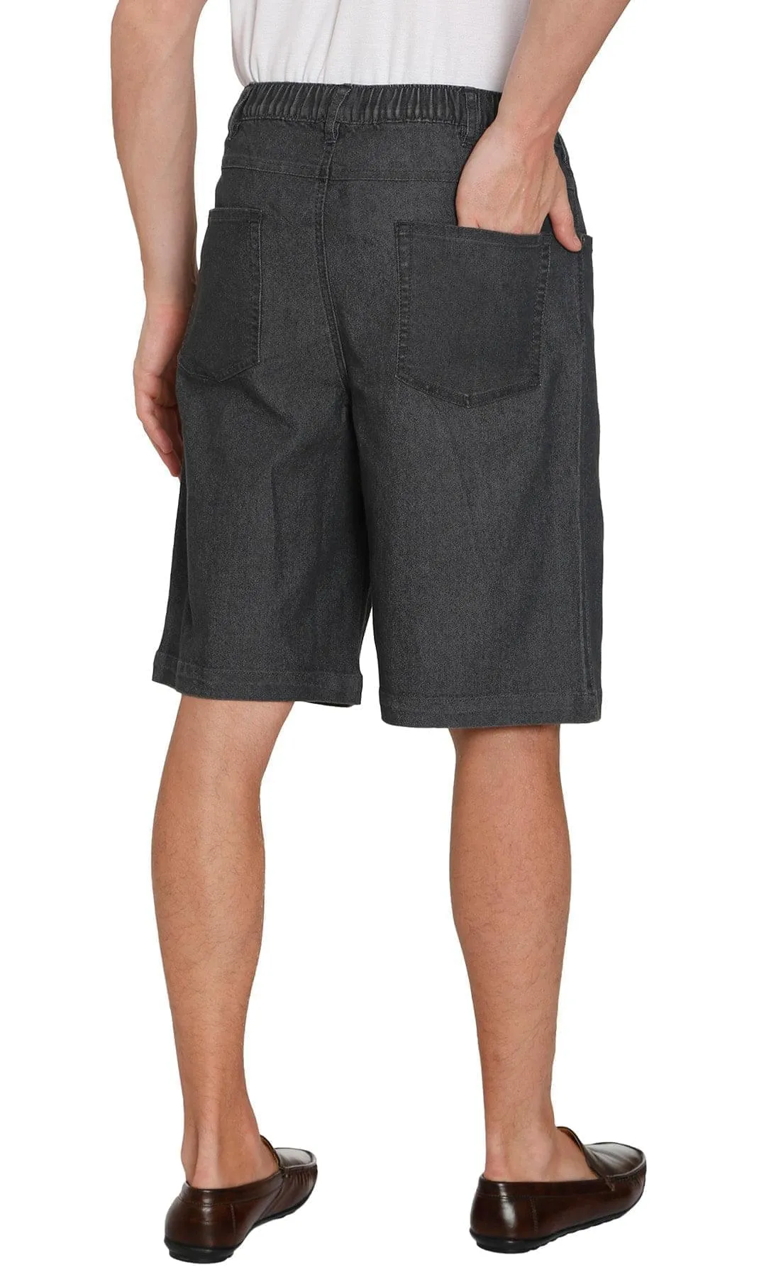 Men's Pull On Shorts – Easy Step-In Styling Free of Buttons and Snaps