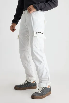 Mens White Od Cargo Pant