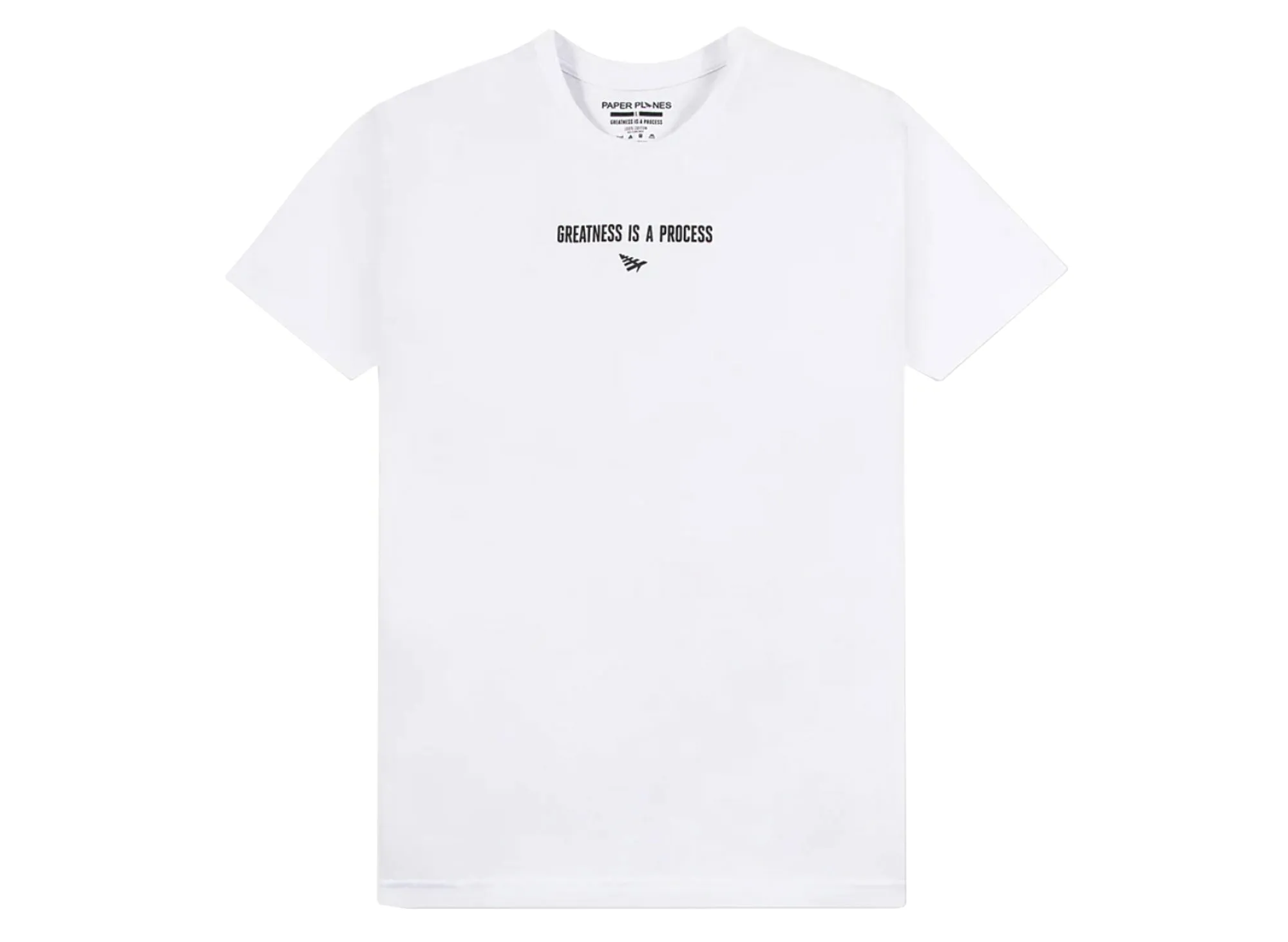 Paper Planes 'Greatness is a Process' Flowers Tee in White
