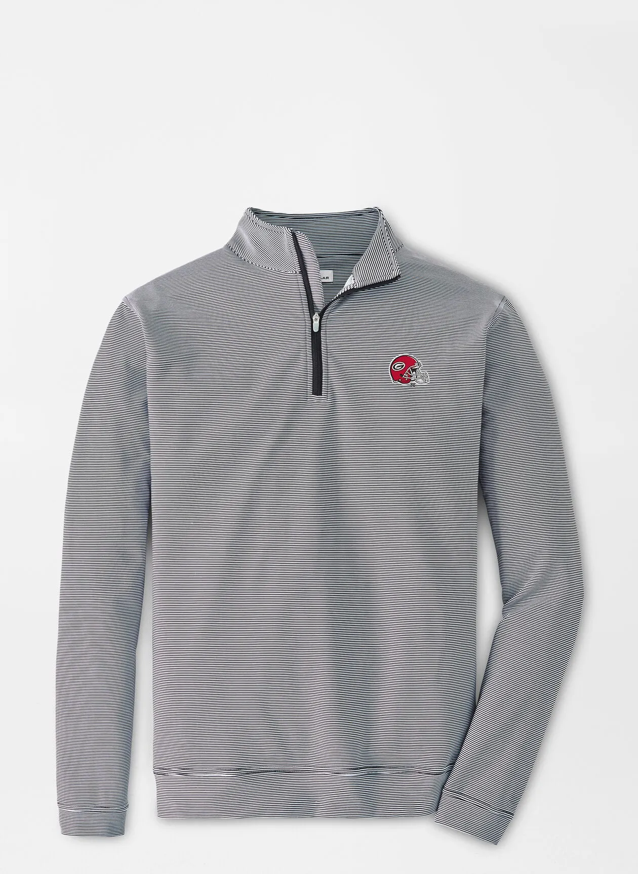 Perth Mini Stripe Perf 1/4 Zip UGA