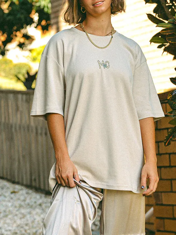 POOL PARTY TEE | TAN