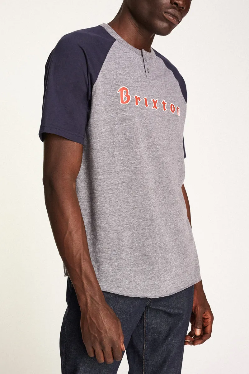 Proxy III S/S Henley - Heather Grey
