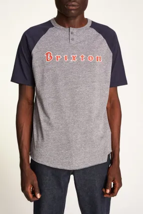 Proxy III S/S Henley - Heather Grey