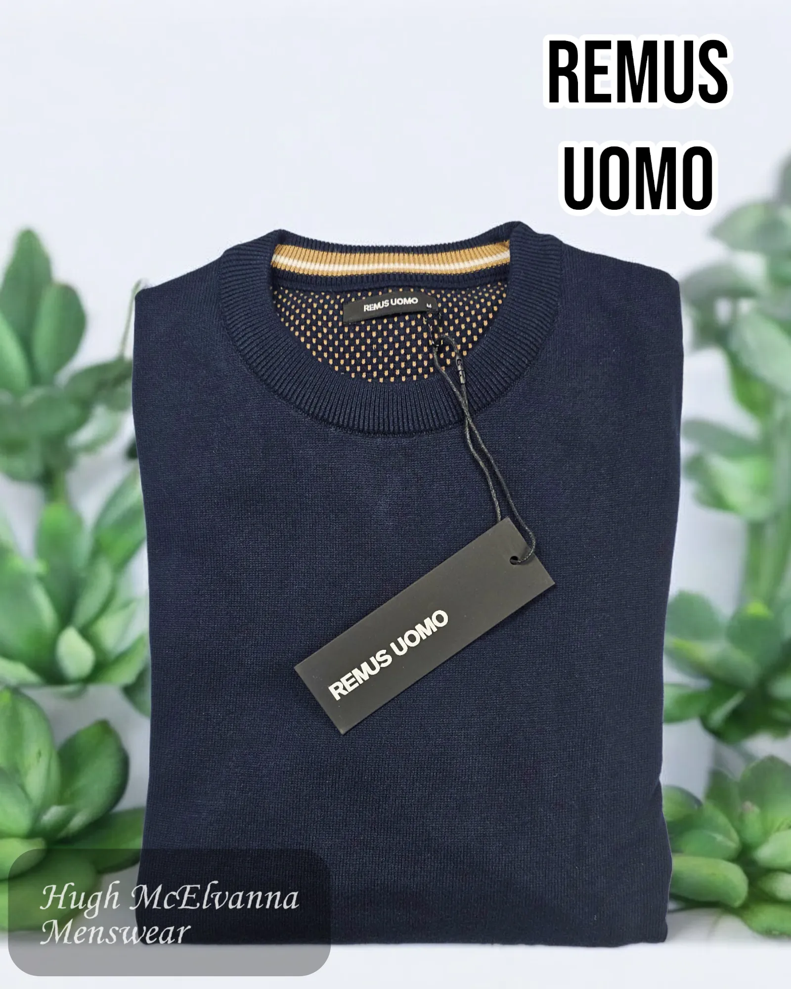 Remus Uomo Navy Sweater - 58600/78