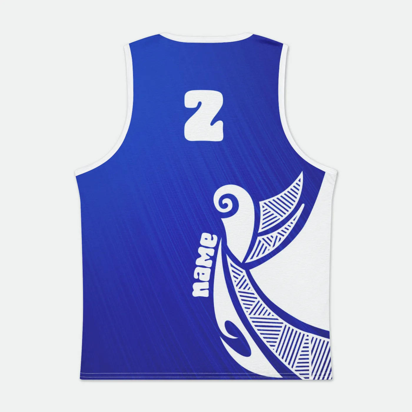 Tribal Honu Blue Custom Tank