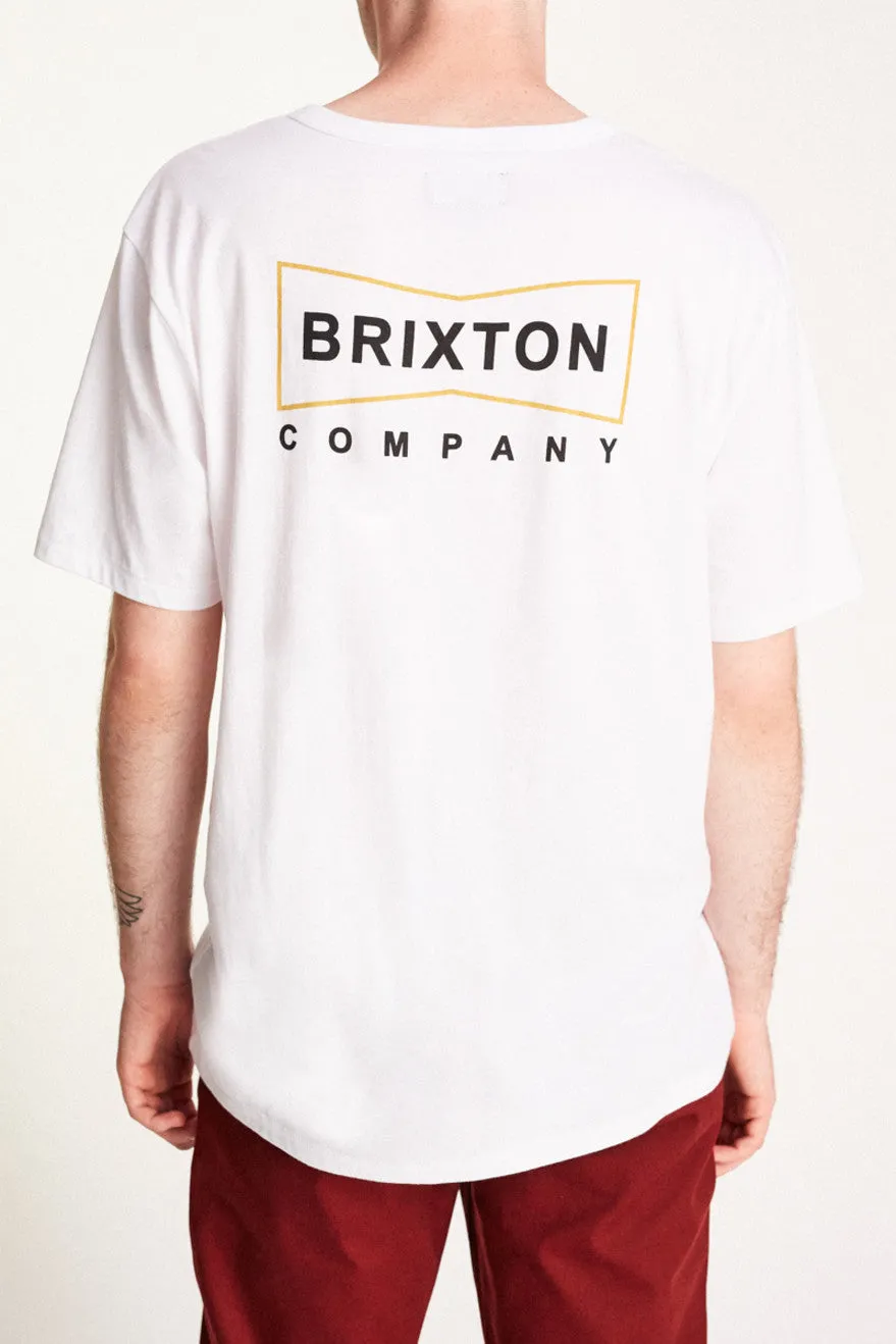 Wedge S/S Henley - White